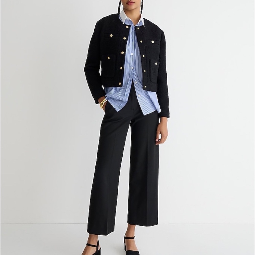 ASOS Black Pleated Trousers Size 12.